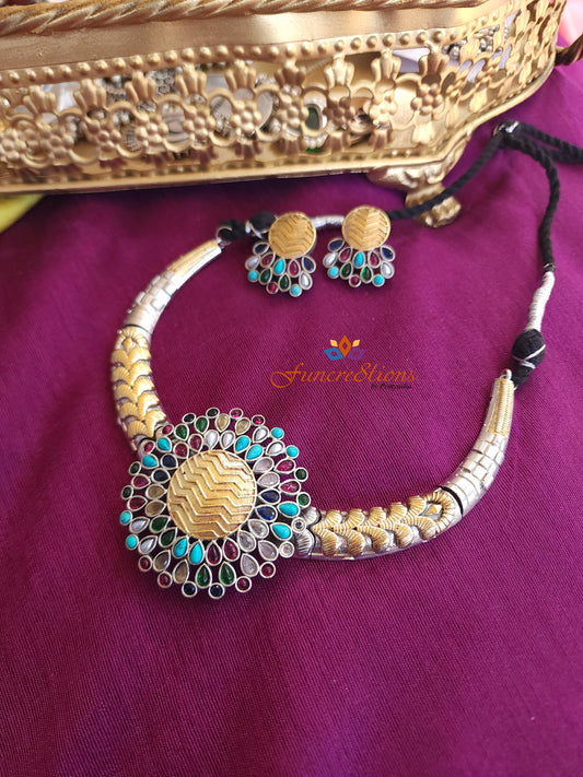 Achyutha hasli necklace set