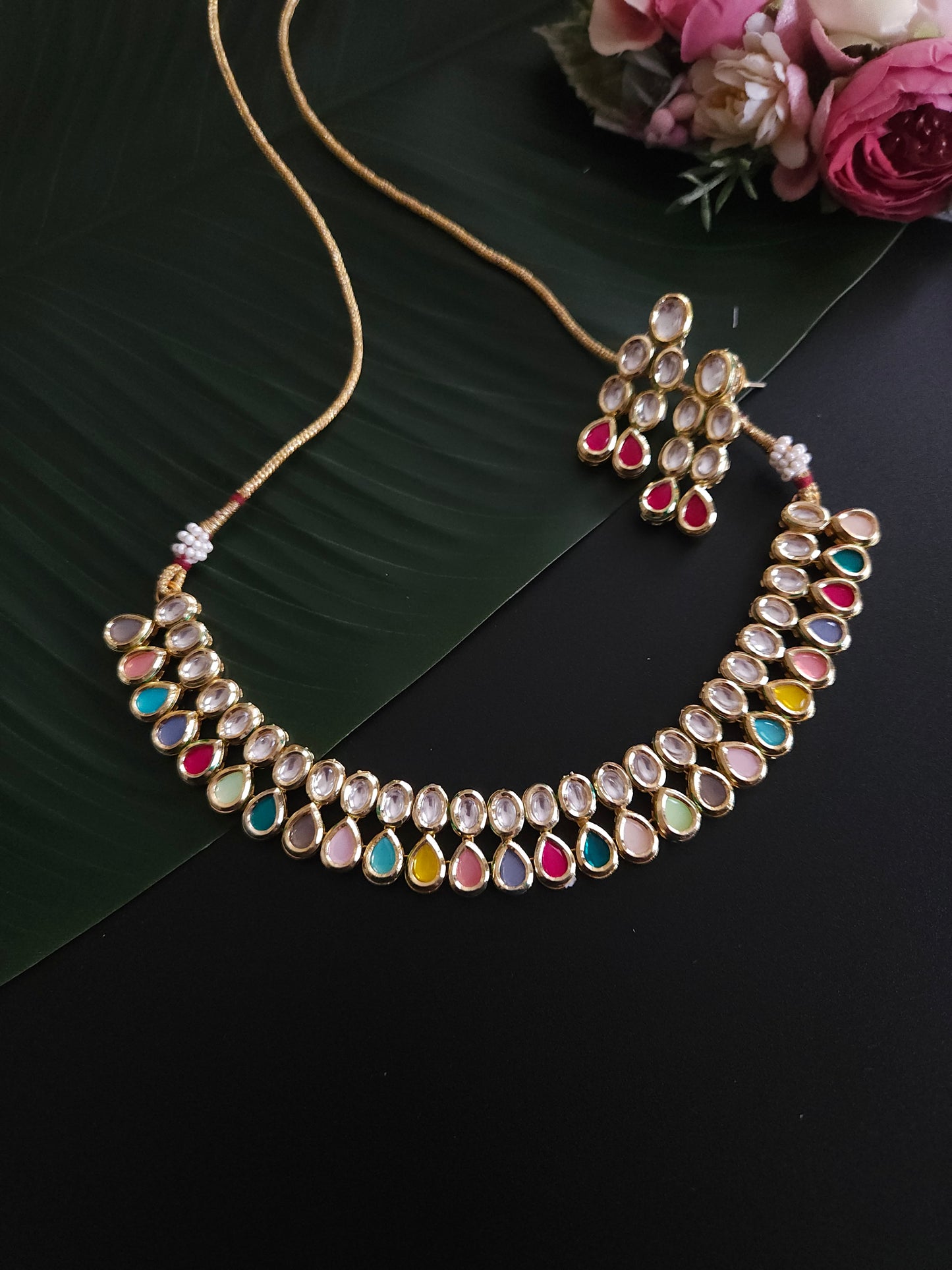 Ridhi kundan necklace set