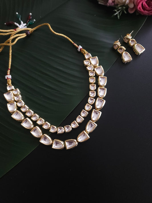 Arva kundan necklace set