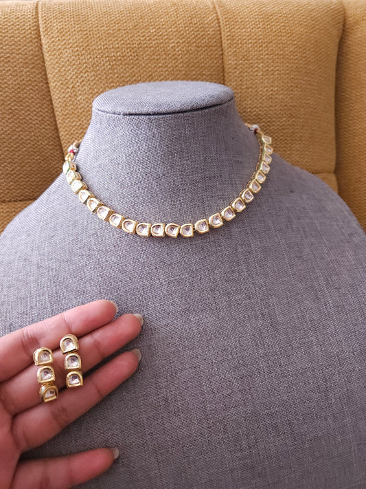 Arva kundan necklace set