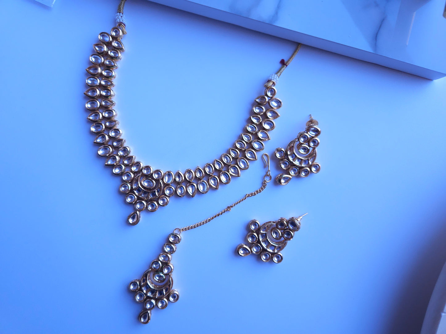 Arva kundan necklace set