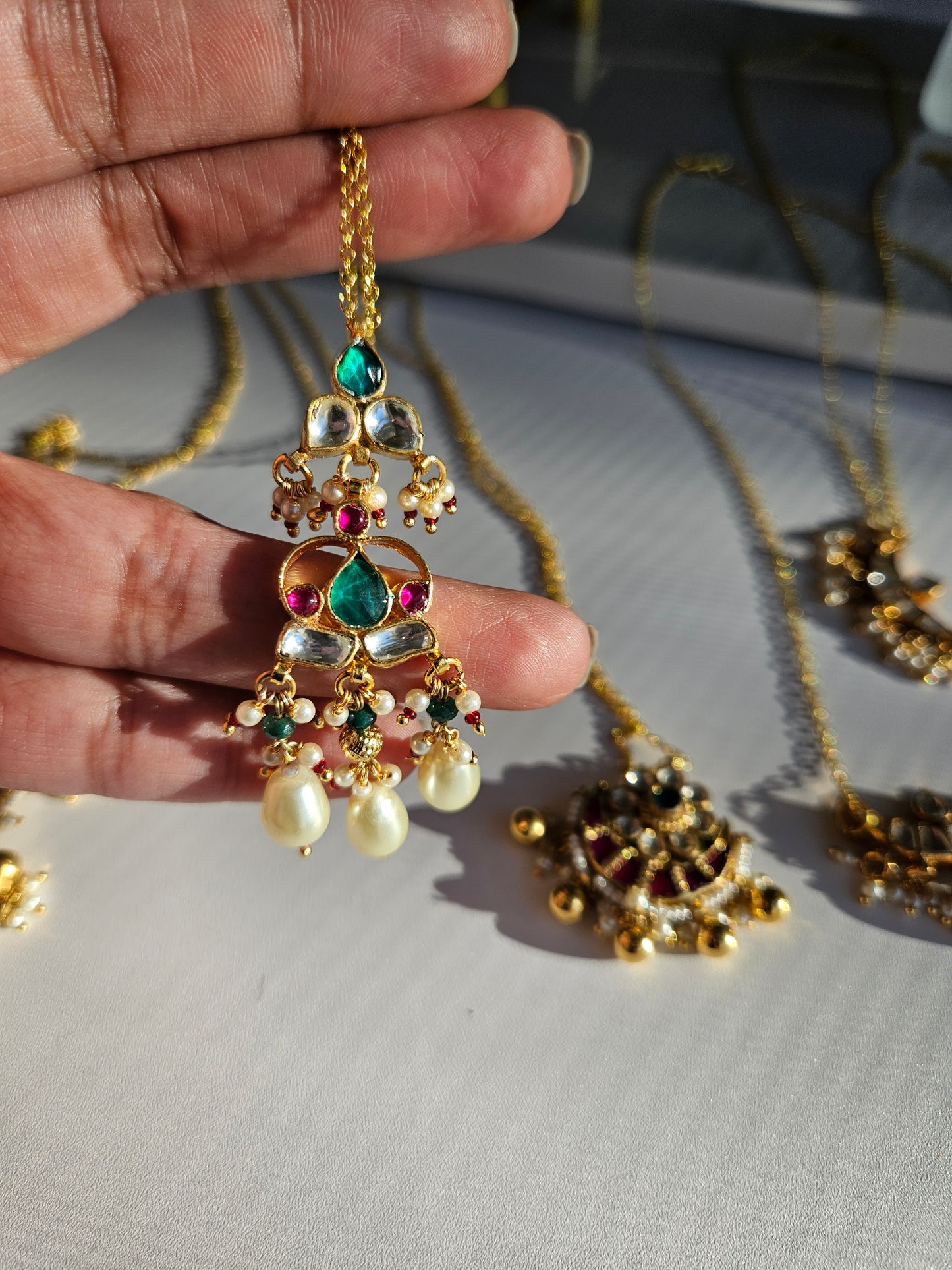 Aarvi jadau kundan necklace