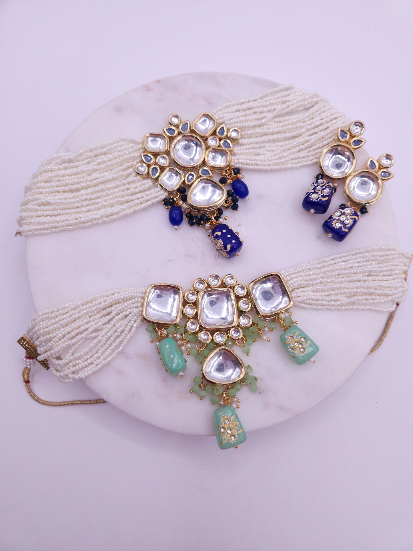 Aanshi kundan choker necklace