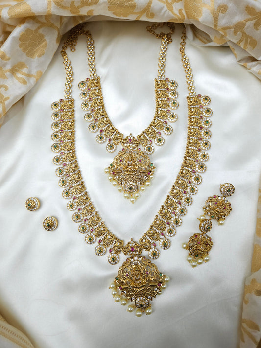 Sarya designer gold plated necklace set