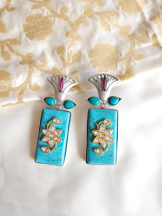 Anthara dualtone earrings