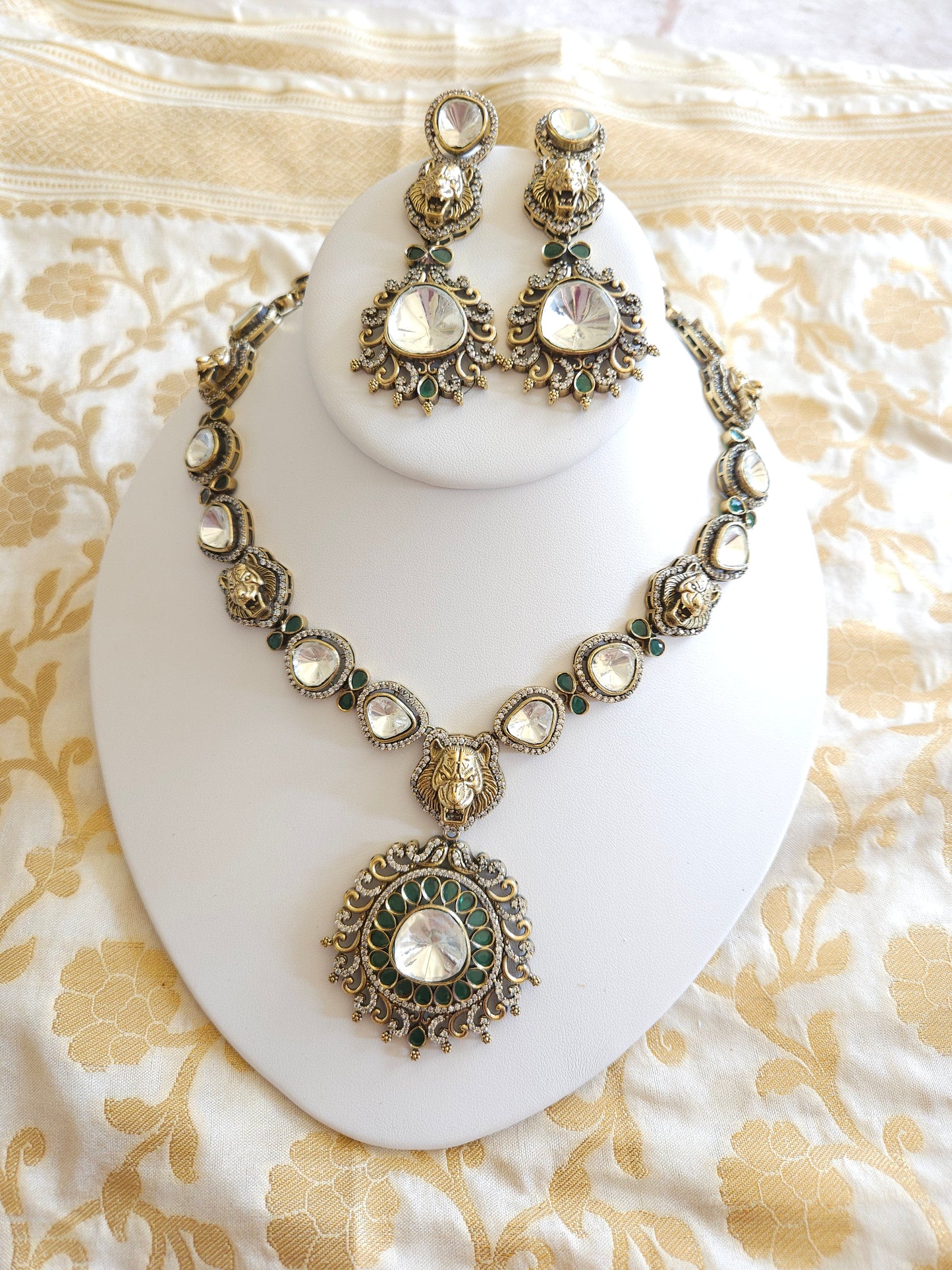 Laya sabyasachi inspired contemporary necklace set