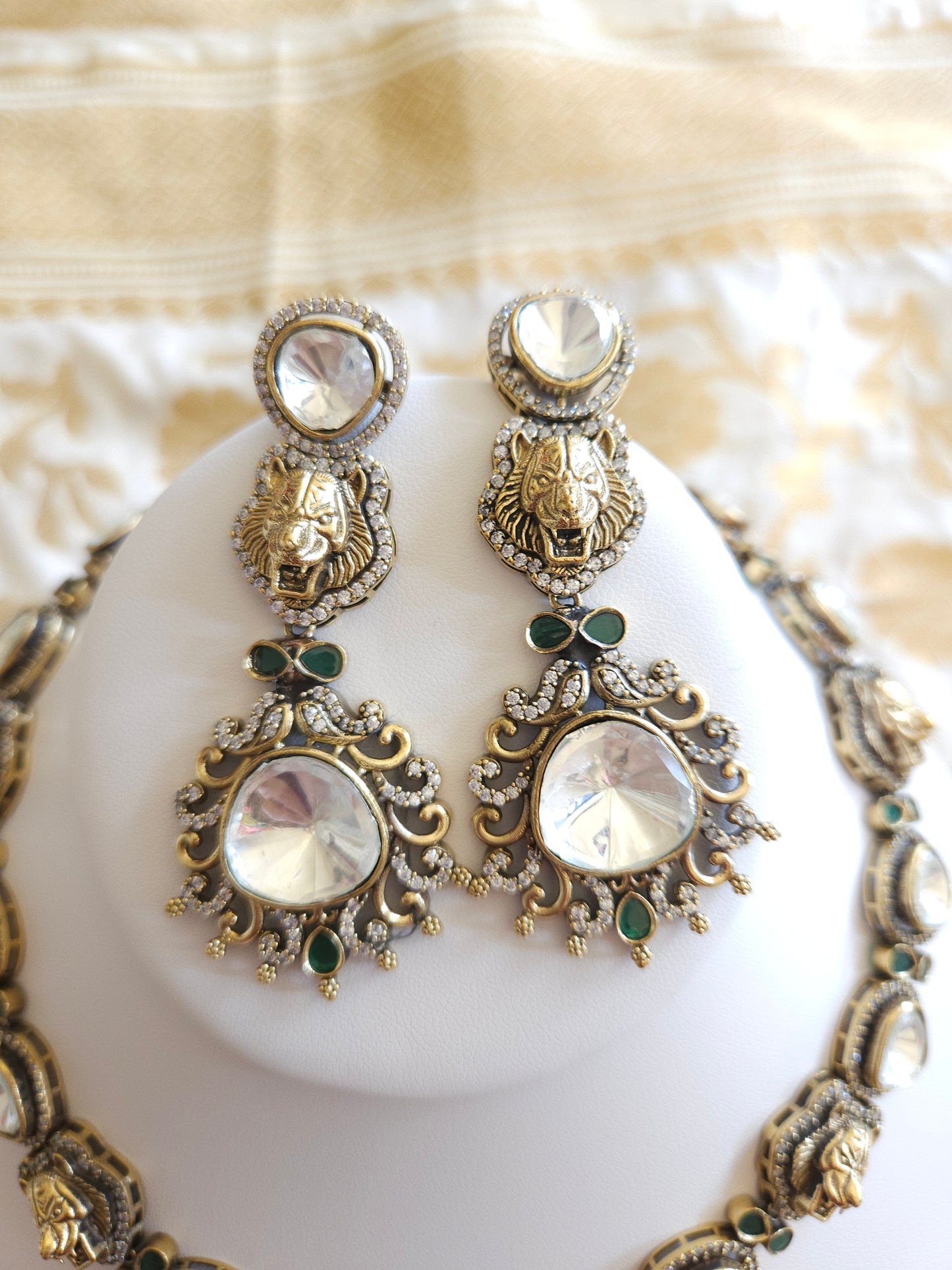 Laya sabyasachi inspired contemporary necklace set