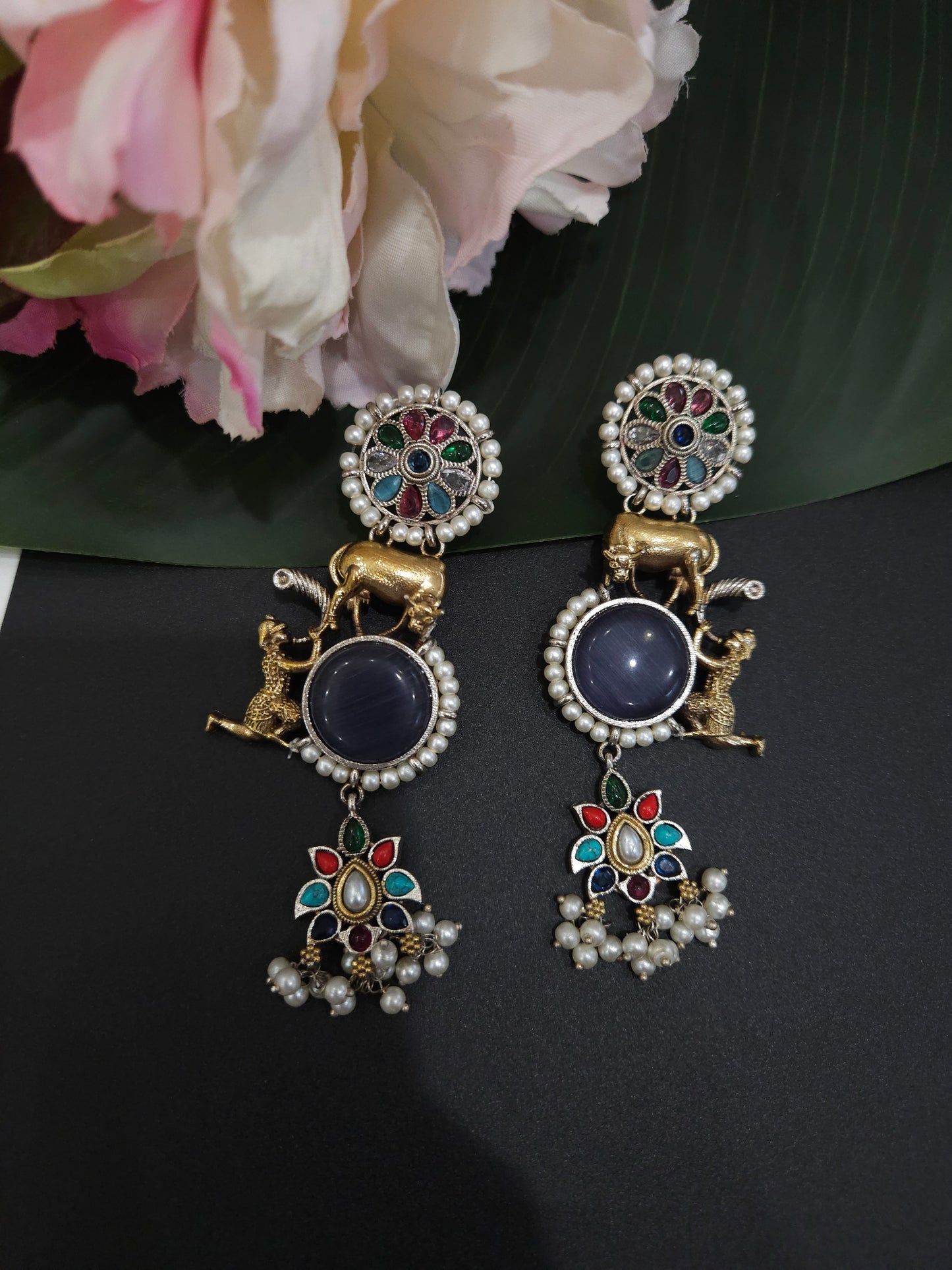 Aastha dualtone  earrings