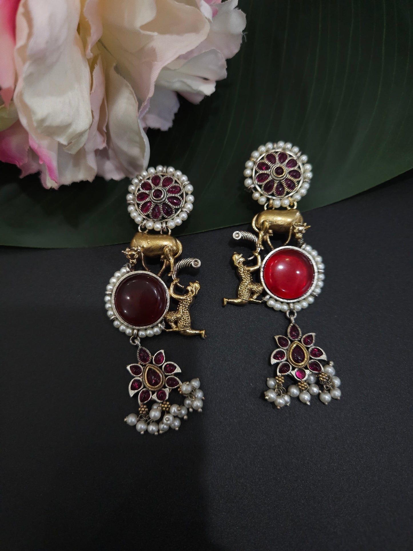 Aastha dualtone  earrings