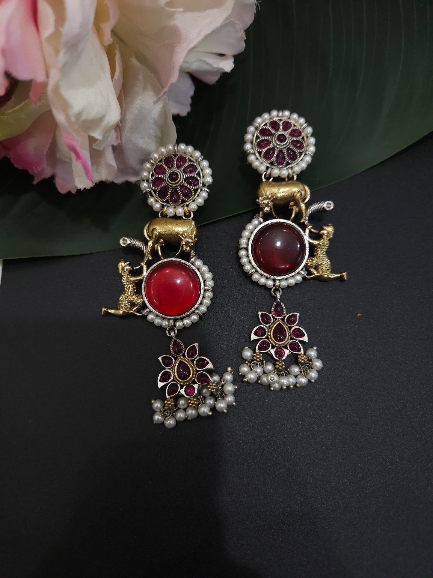 Aastha dualtone  earrings