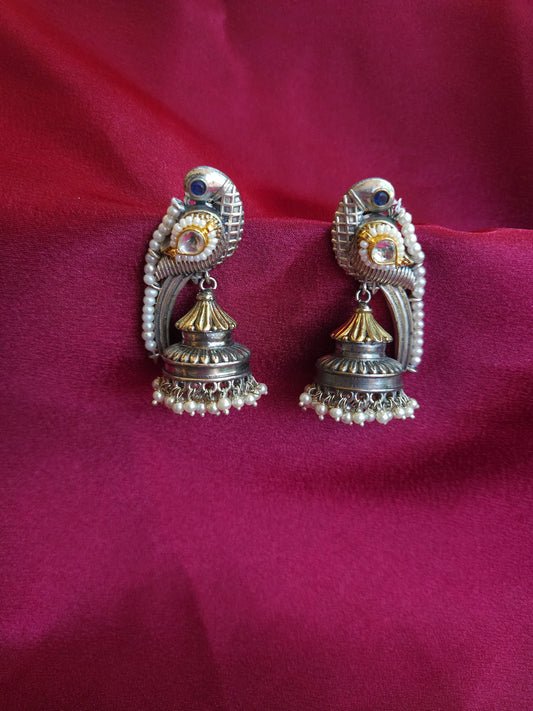 Aarna Fusion jhumka earrings