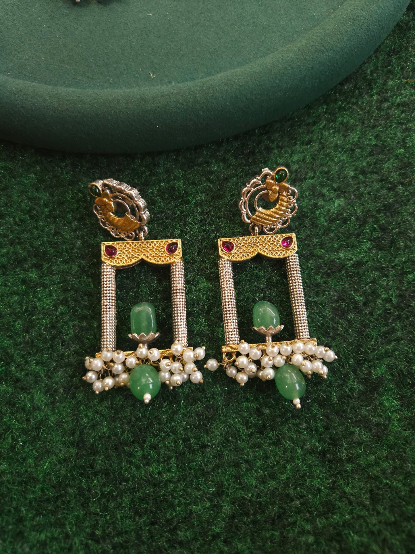 Aastha dualtone earrings