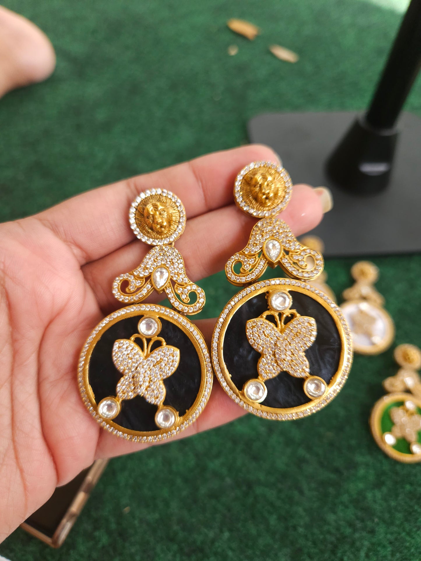 Hasika sabyasachi inspired contemporary earrings