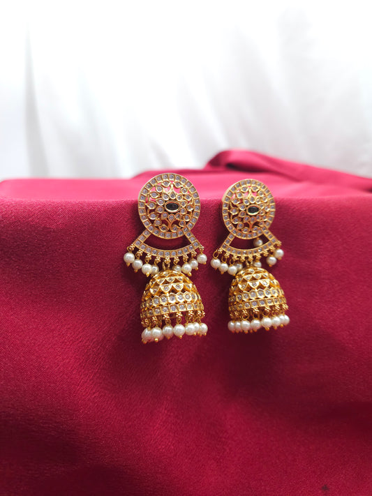 Bramara jhumka earrings