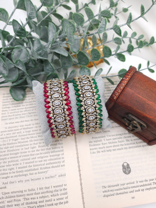 Victorian polki bracelets /bangle