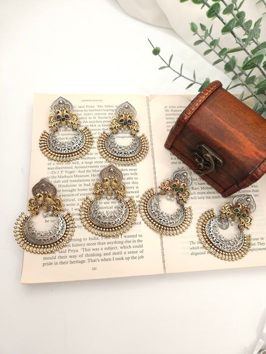 Aastha dualtone  earrings