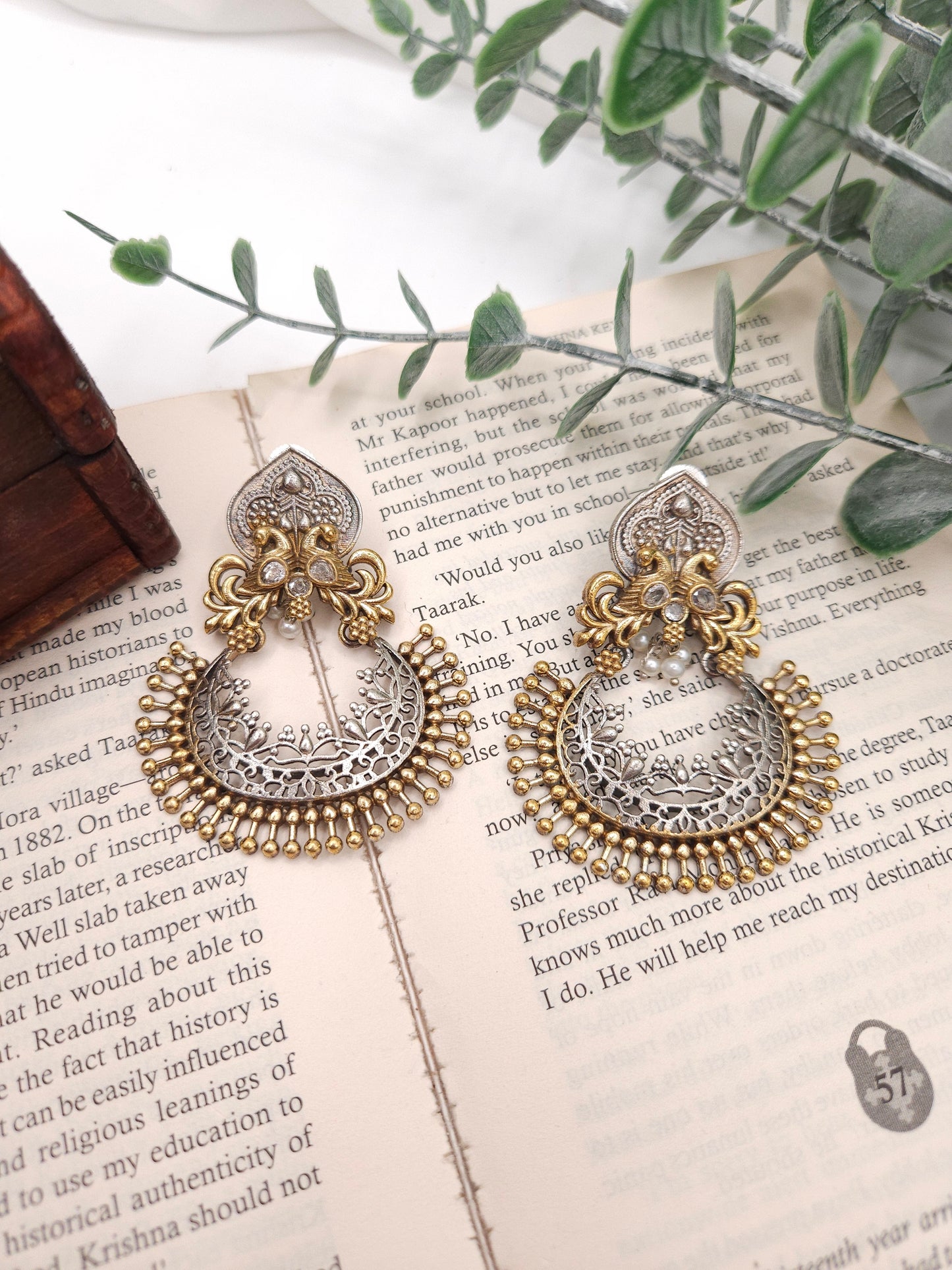 Aastha dualtone  earrings