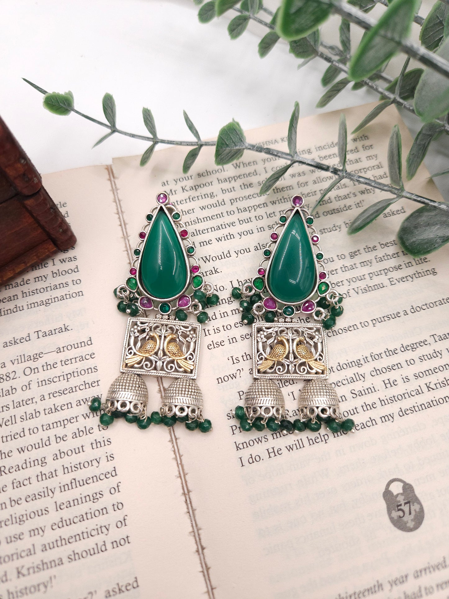 Anthara dualtone earrings