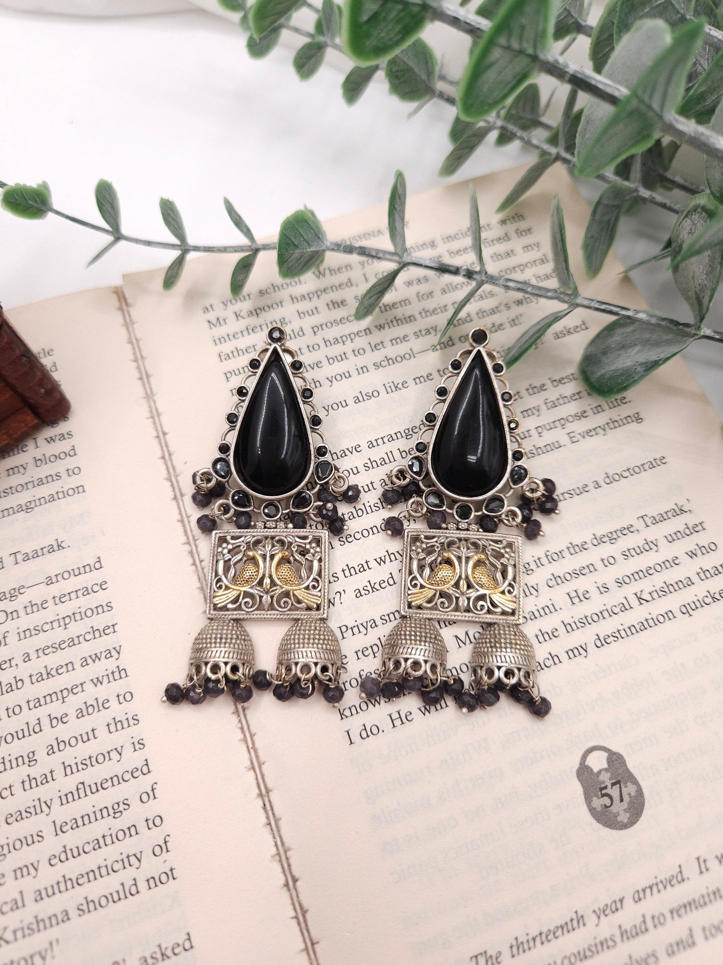 Anthara dualtone earrings