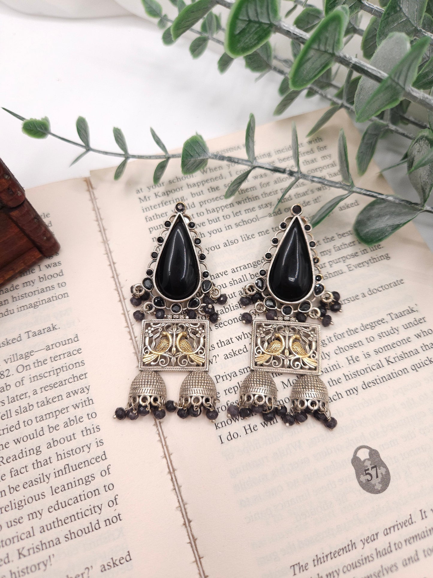 Anthara dualtone earrings