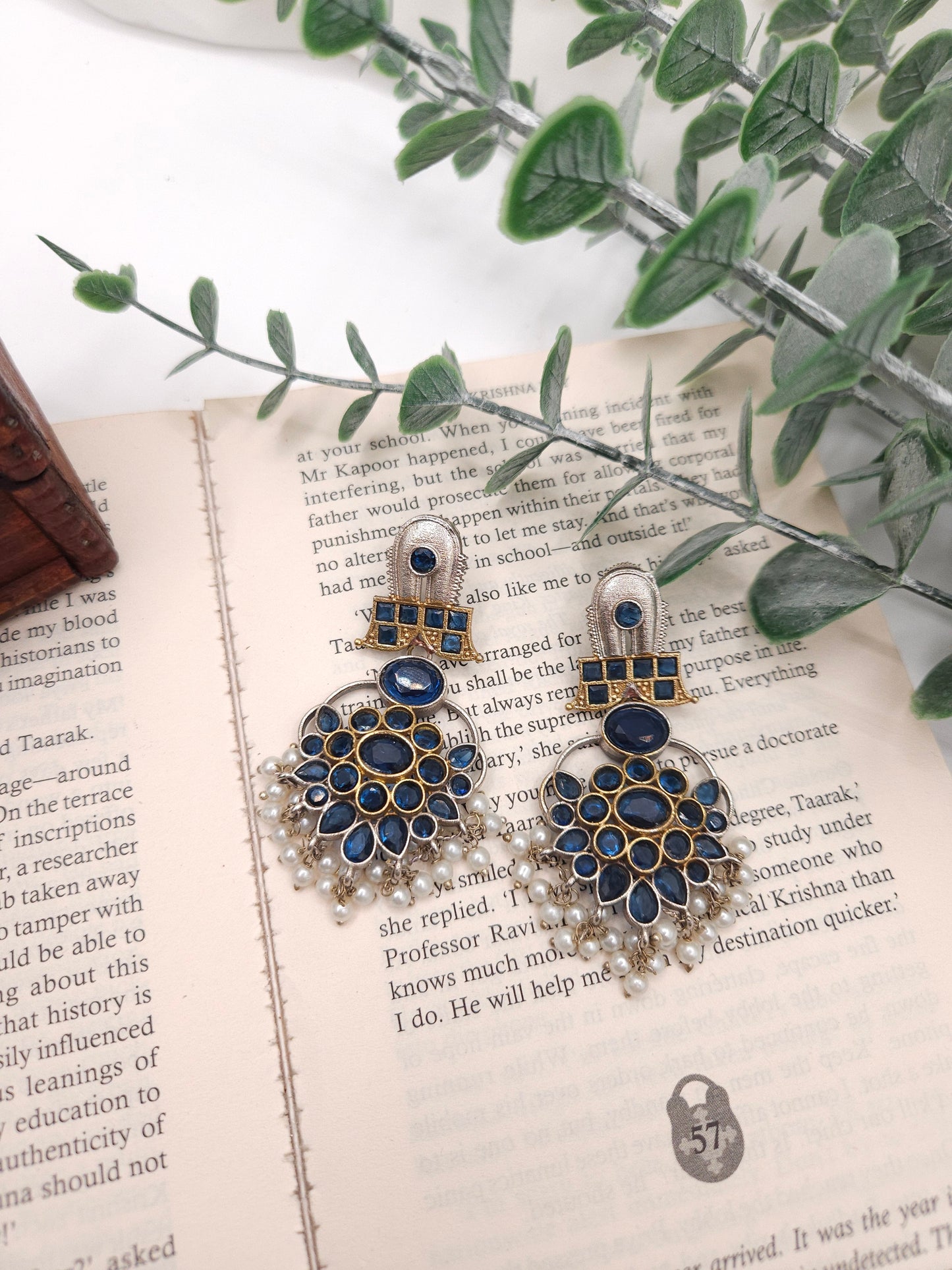 Anthara dualtone earrings