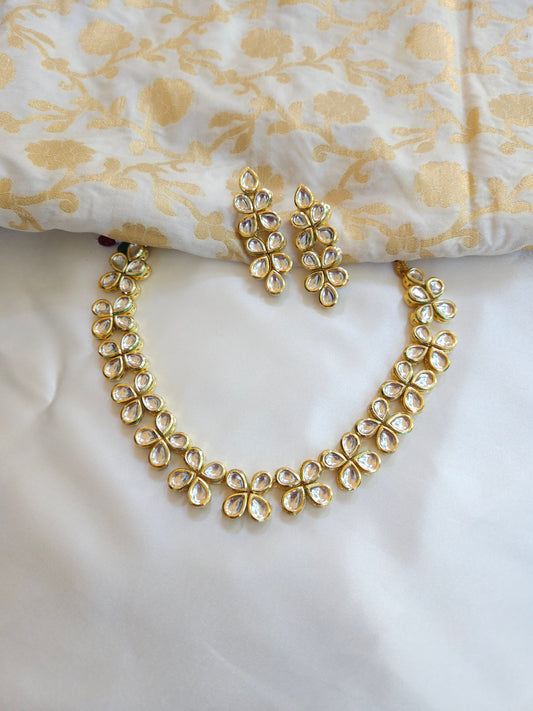 Arva kundan necklace set