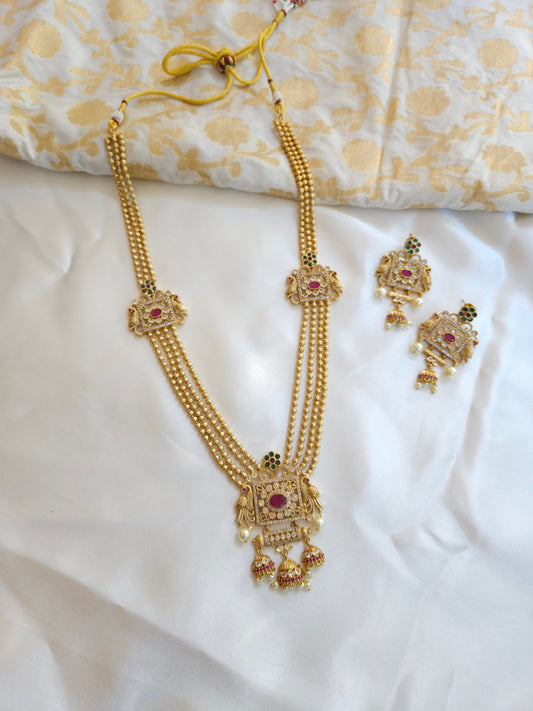 Sarya designer gold plated necklace set