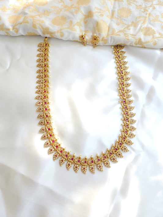 Sarya designer gold plated necklace set