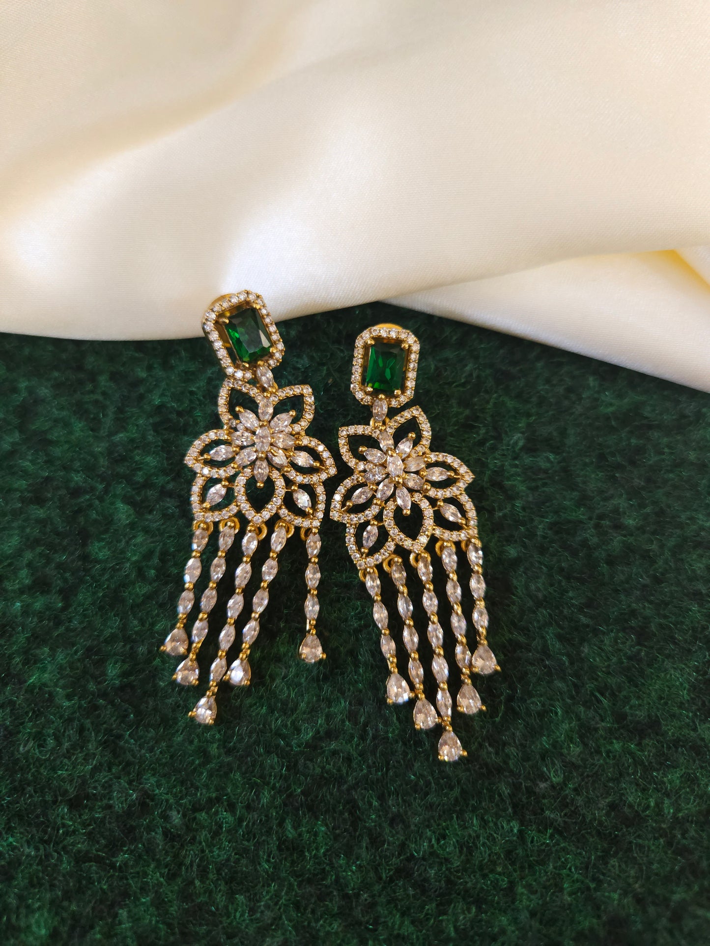 Arava cz polki earrings