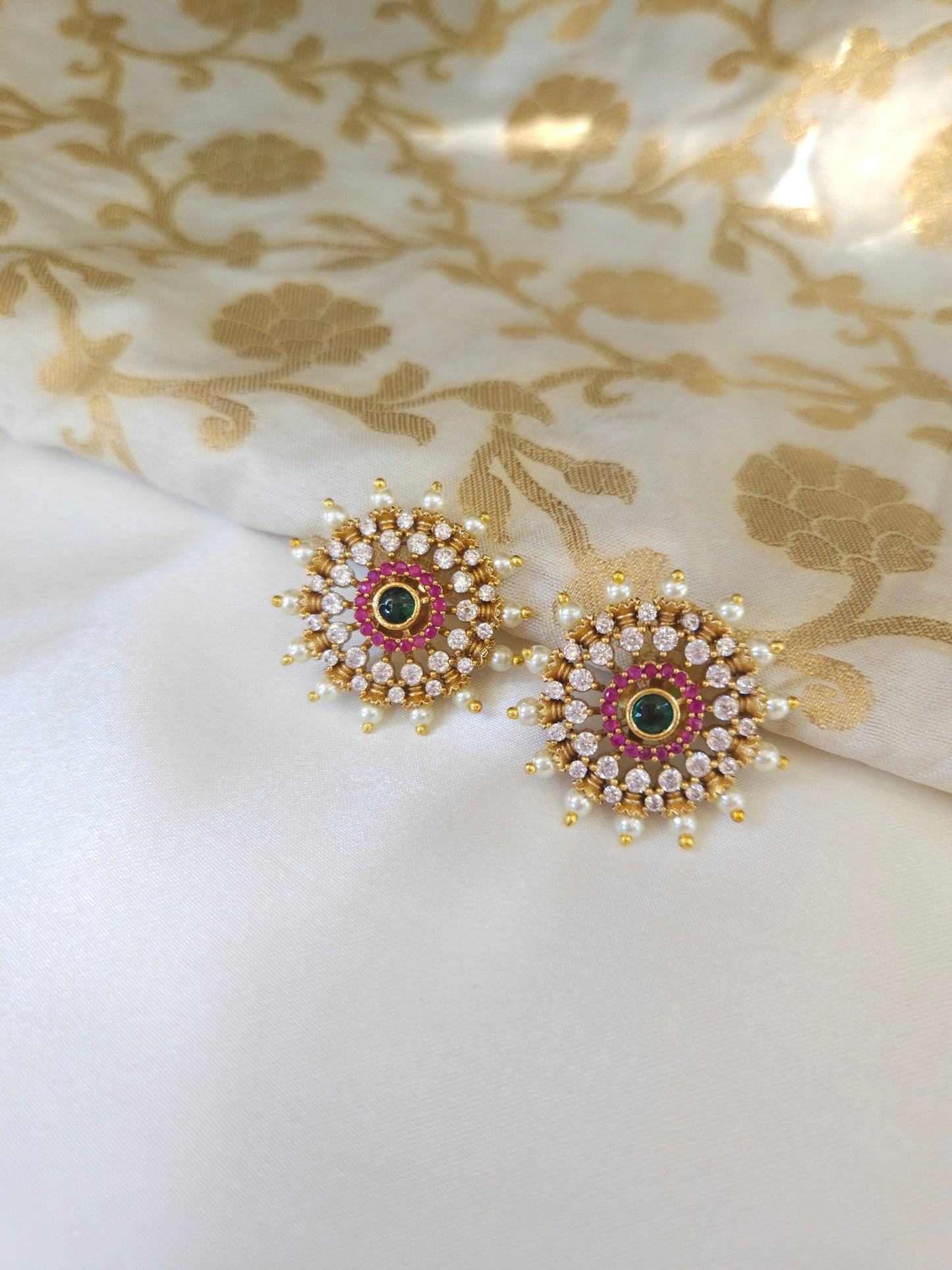 Ivana goldplated stud earrings