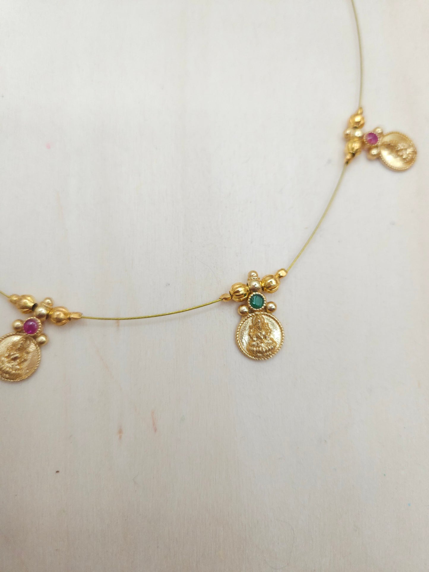 Lakshmi Goldplated invisible necklace