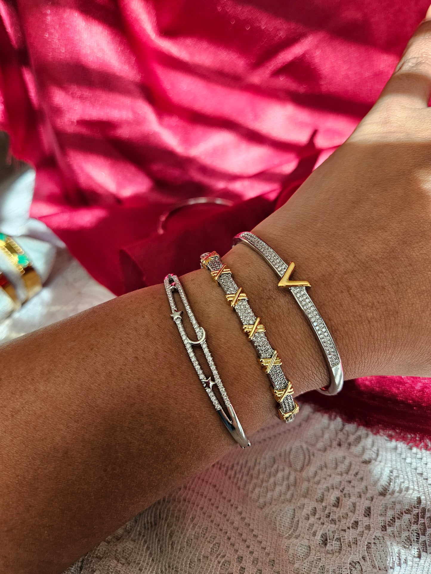 Brand inspired Adjustable Bracelet bangle