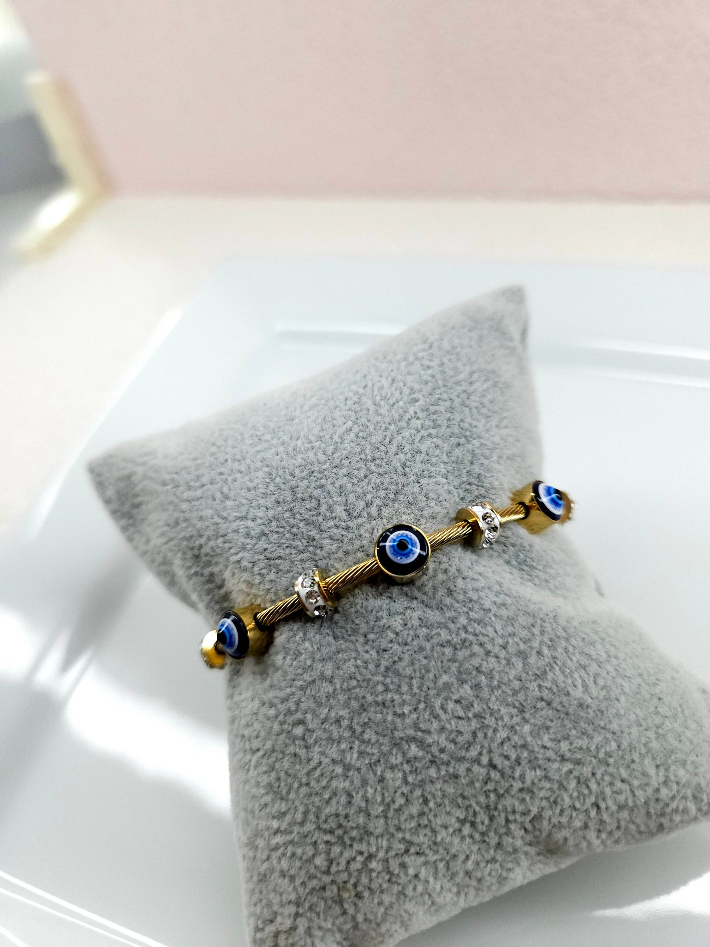 Evil eye Brand inspired Adjustable Bracelet bangle