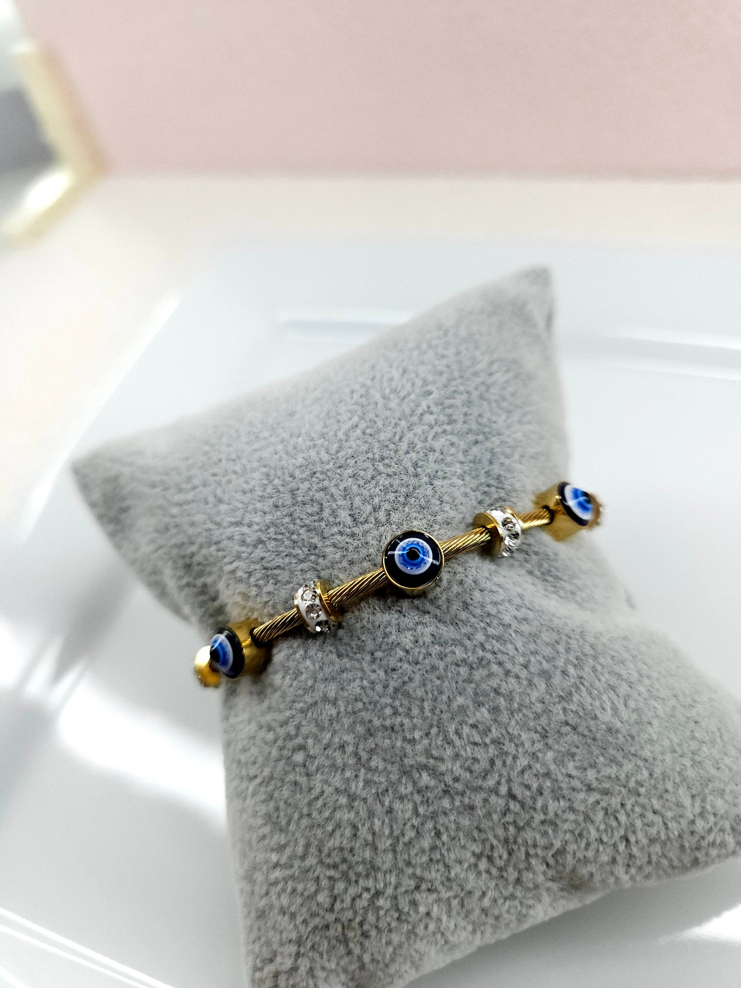 Evil eye Brand inspired Adjustable Bracelet bangle