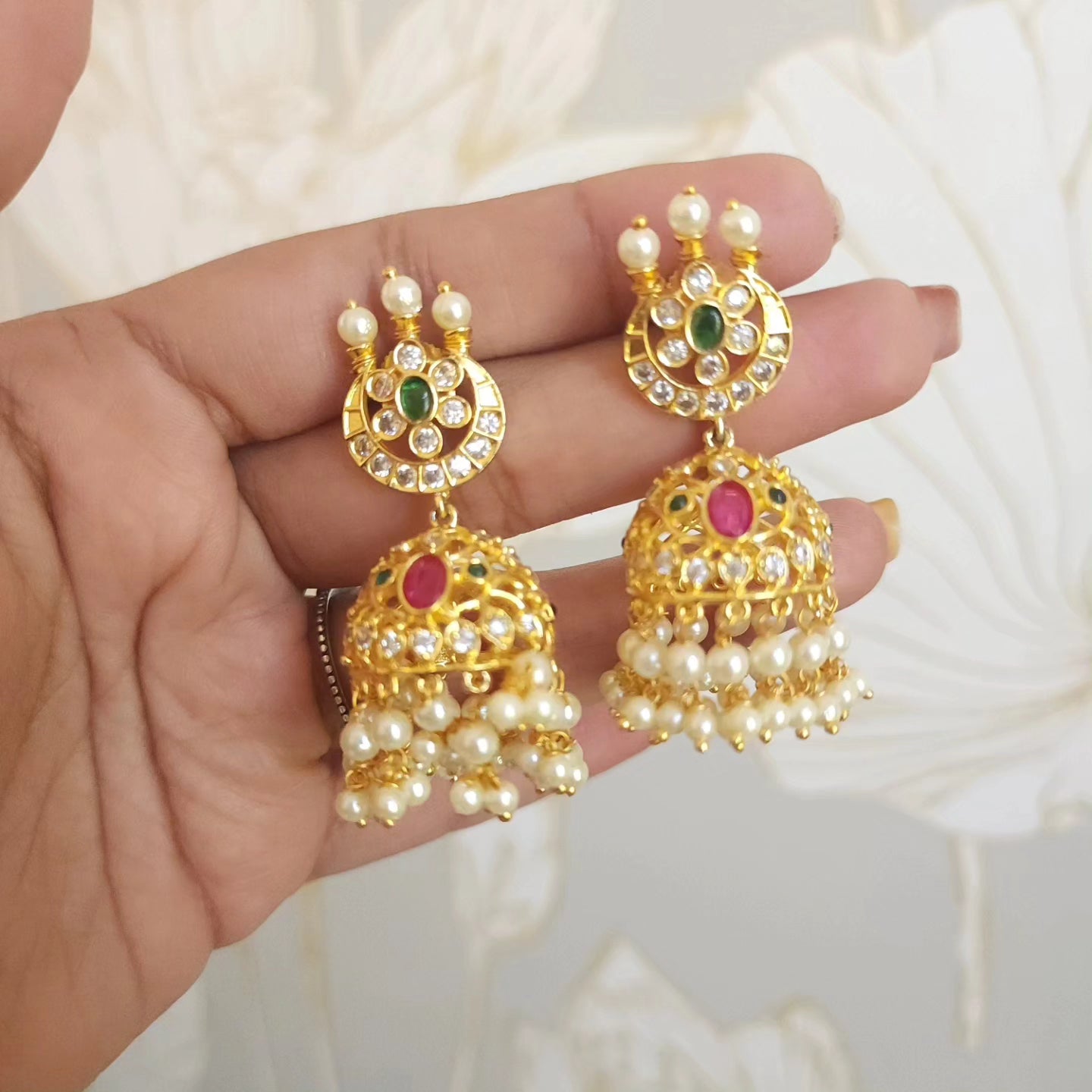 Bhanu jhumka earrings