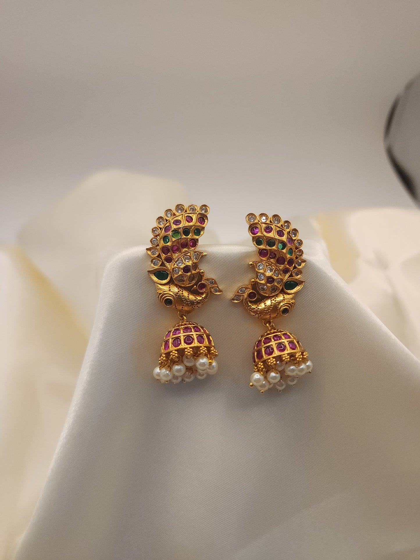 Bramara jhumka earrings