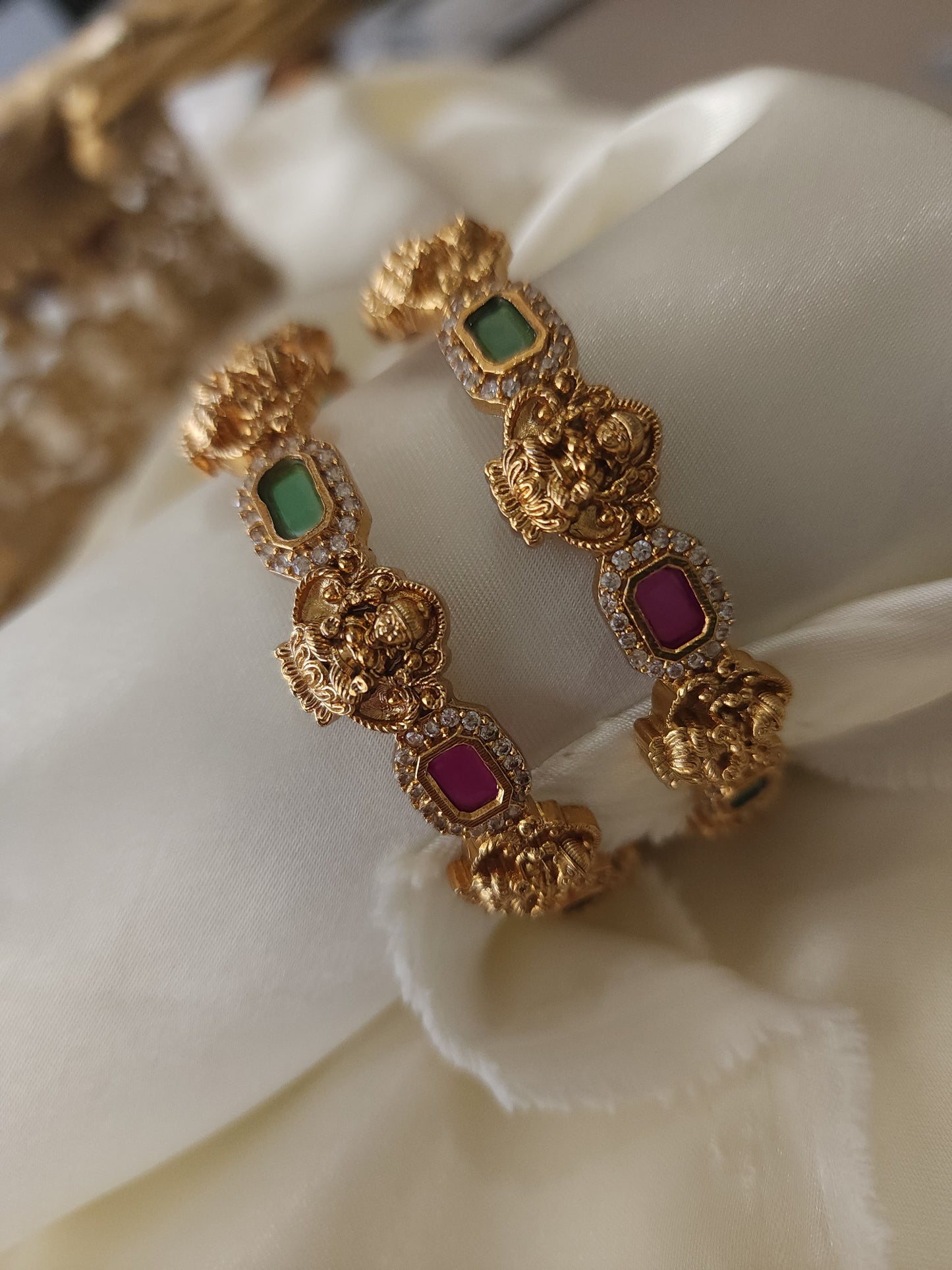 Lakshmi Goldplated bangles(pair)