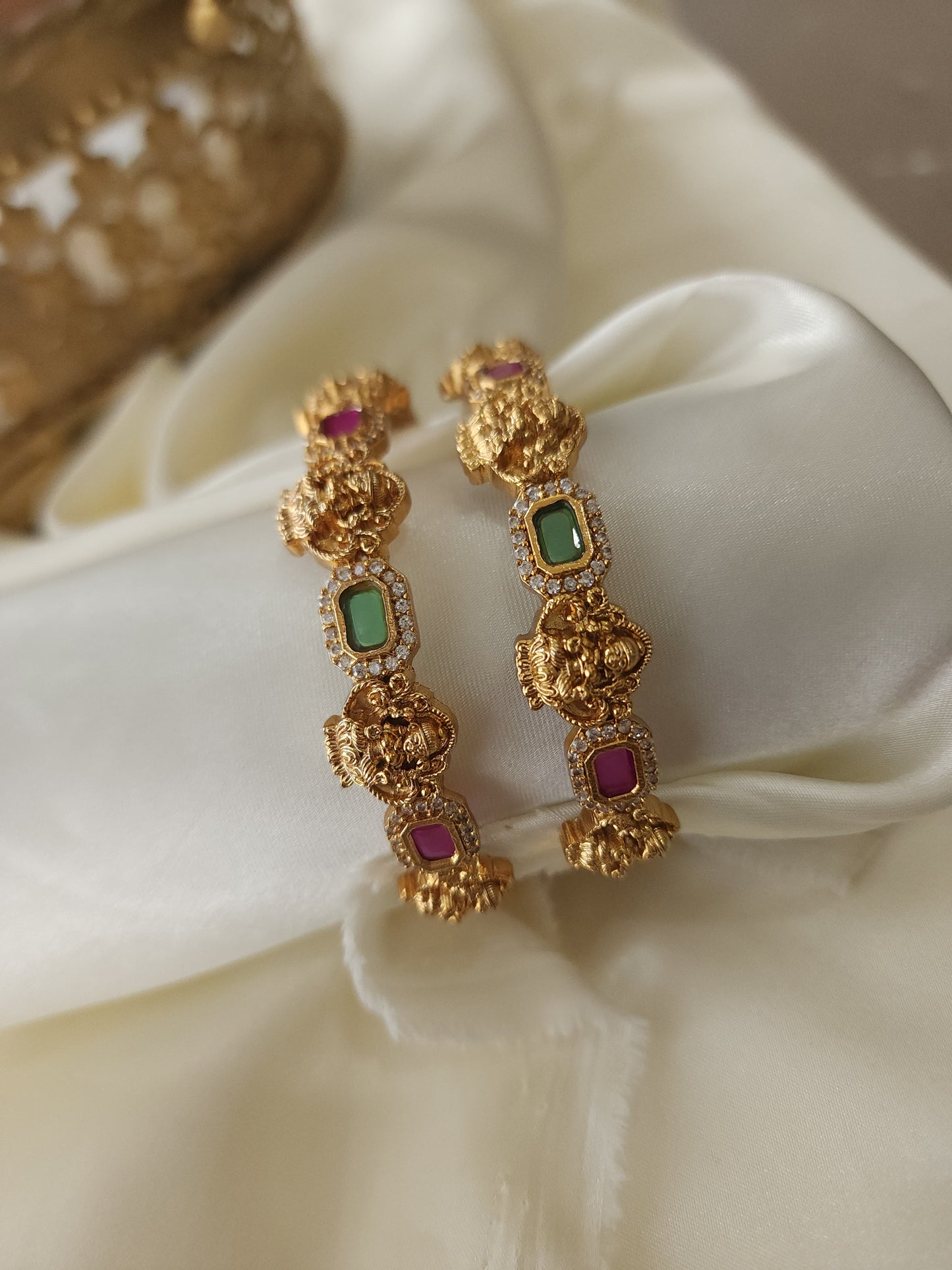 Lakshmi Goldplated bangles(pair)