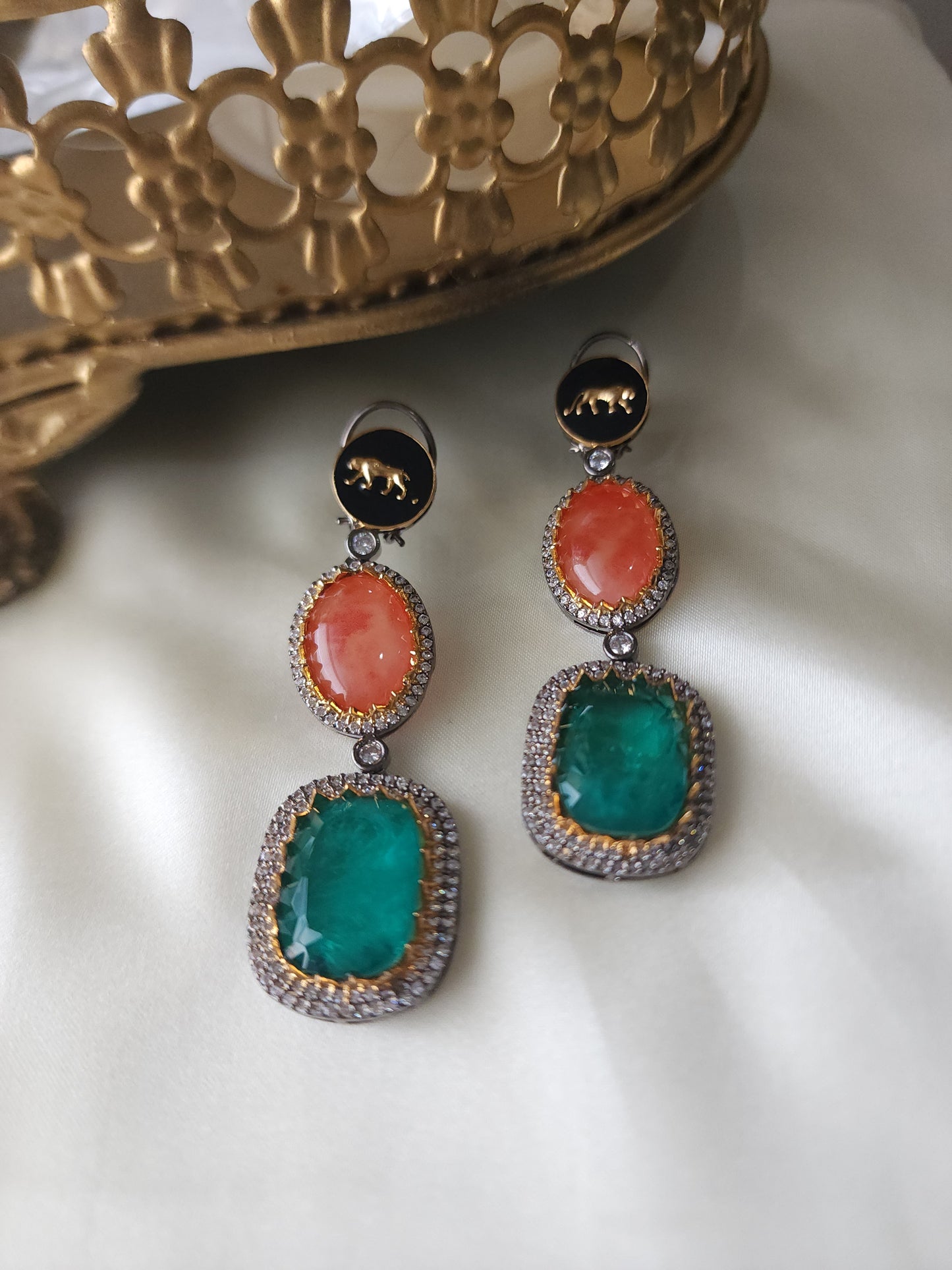 Hasika sabyasachi inspired contemporary earrings