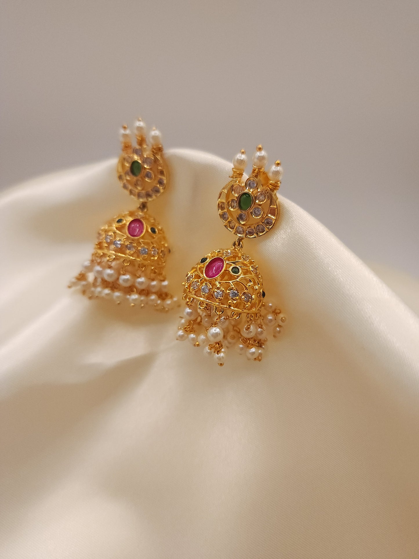 Bhanu jhumka earrings