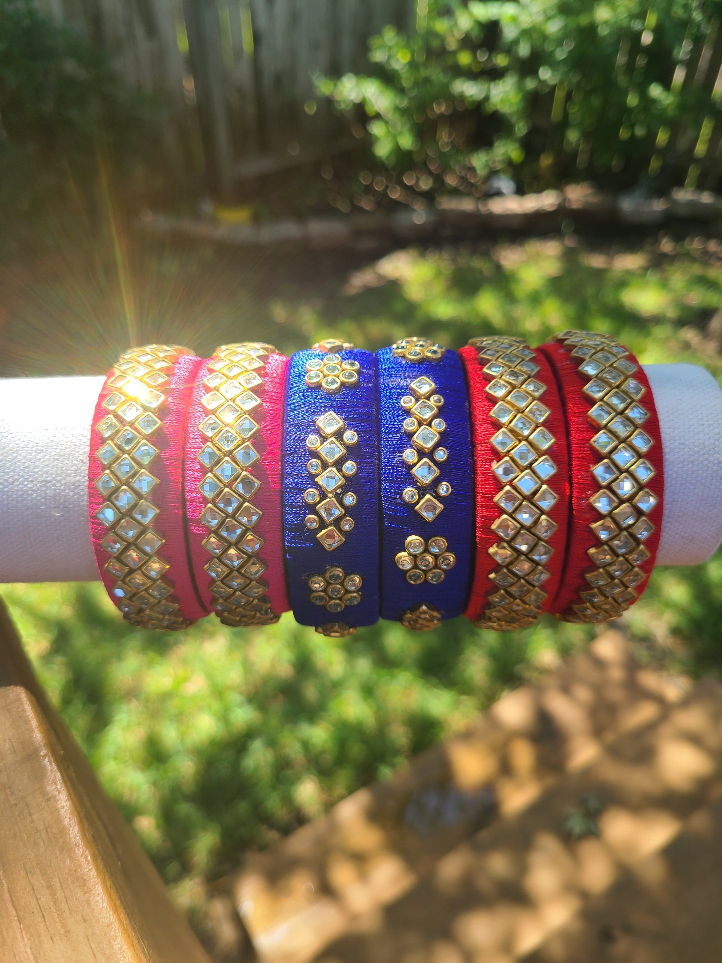 Thread bangles