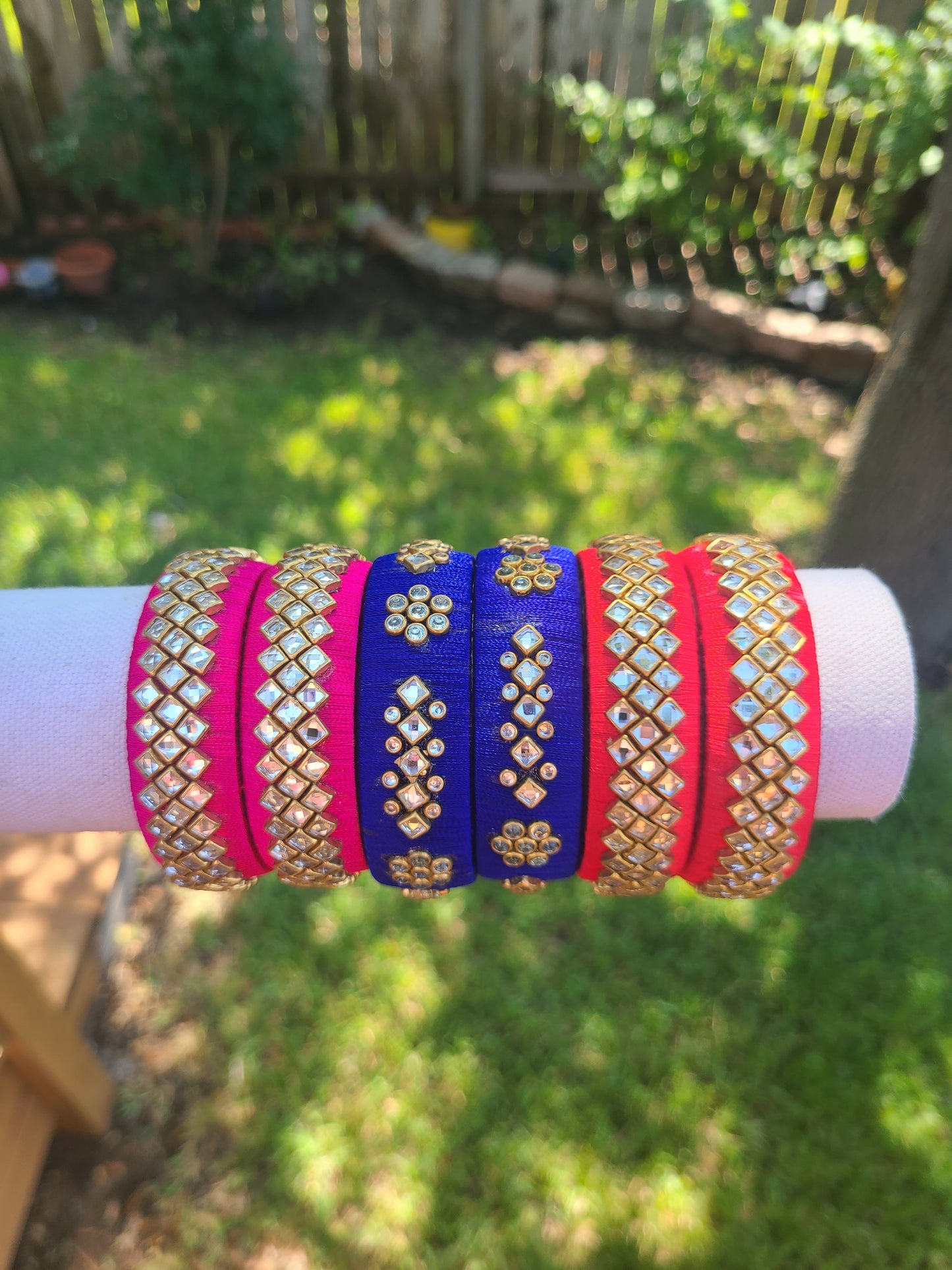 Thread bangles