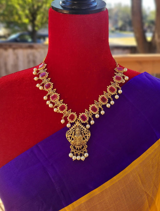 Sarya designer gold plated necklace set