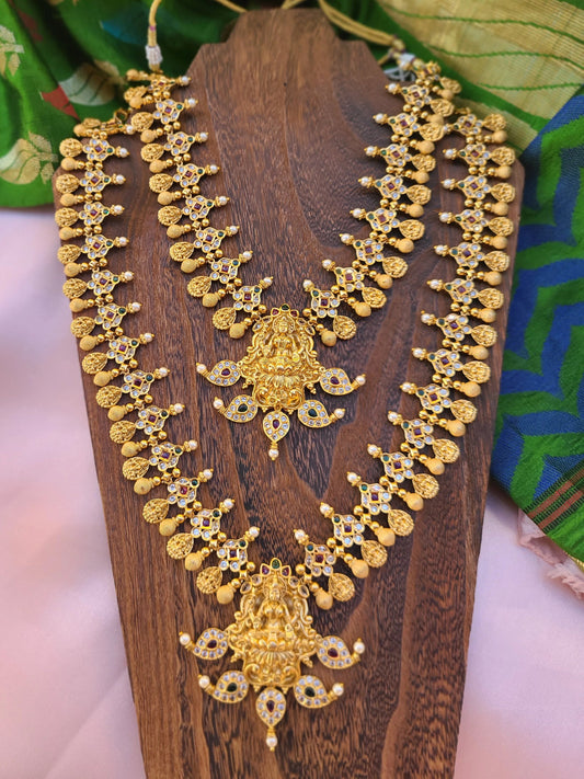 Satya designer gold plated necklace set