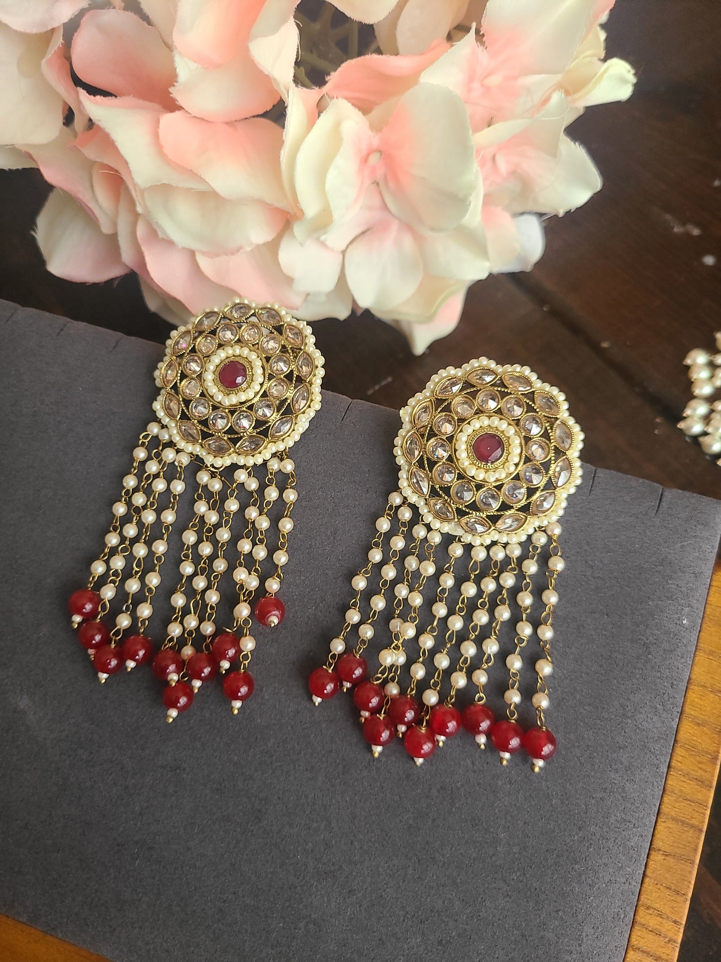 Polki Kundan earrings