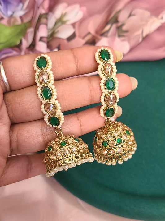 Charmi Polki Kundan earrings