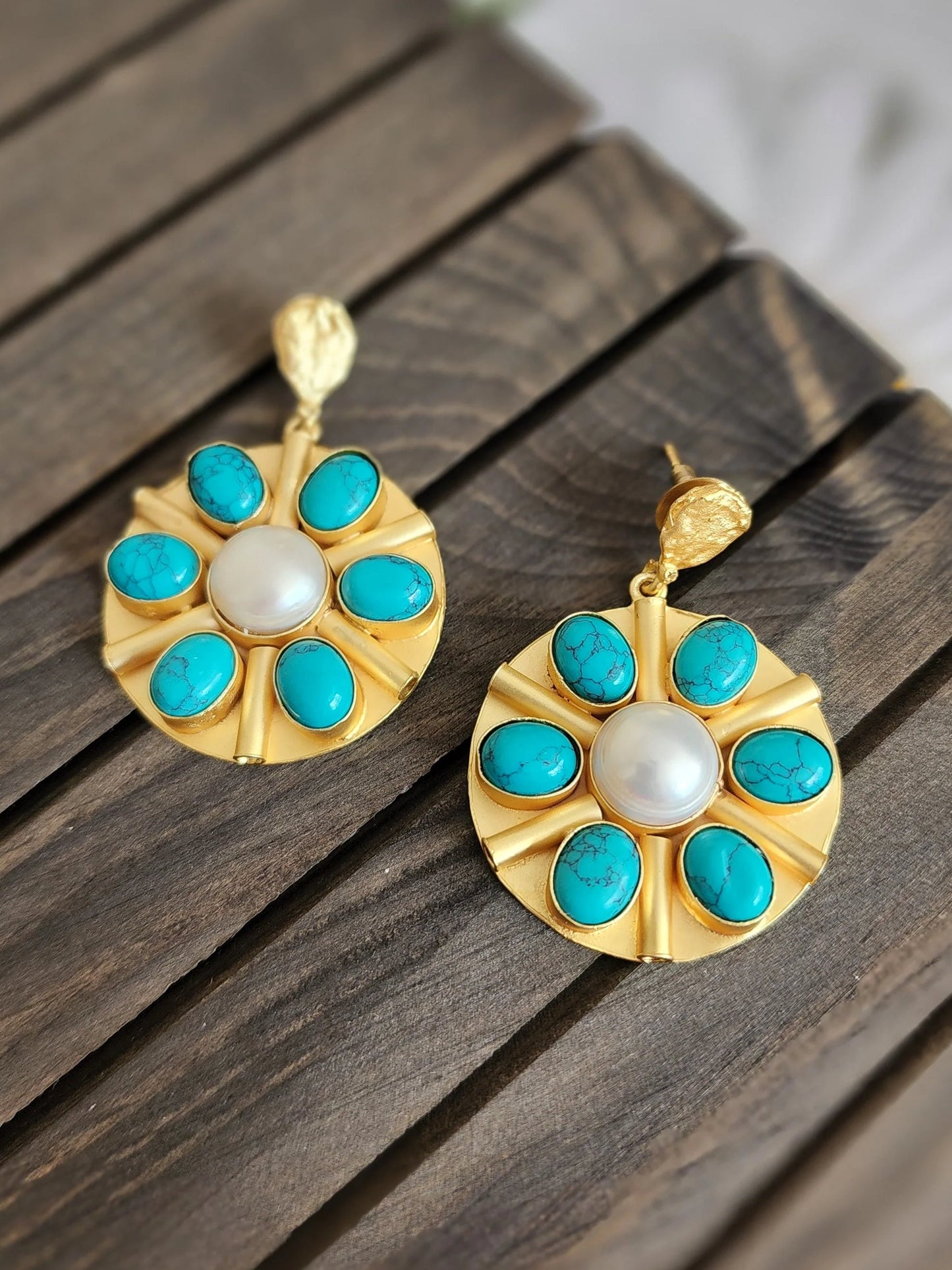 Turquoise earrings