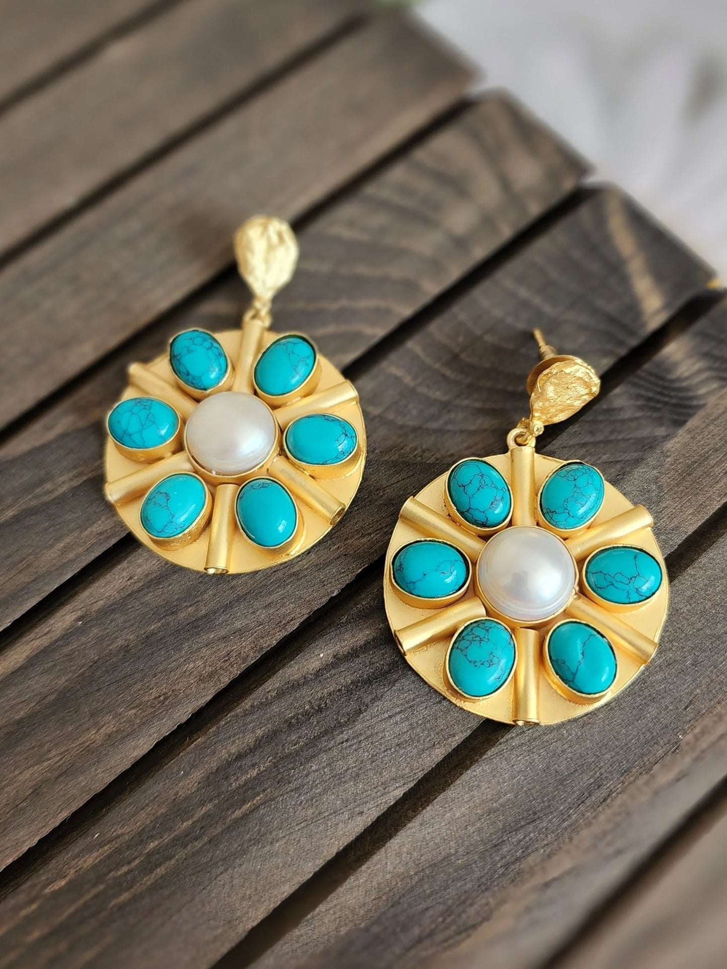 Turquoise earrings