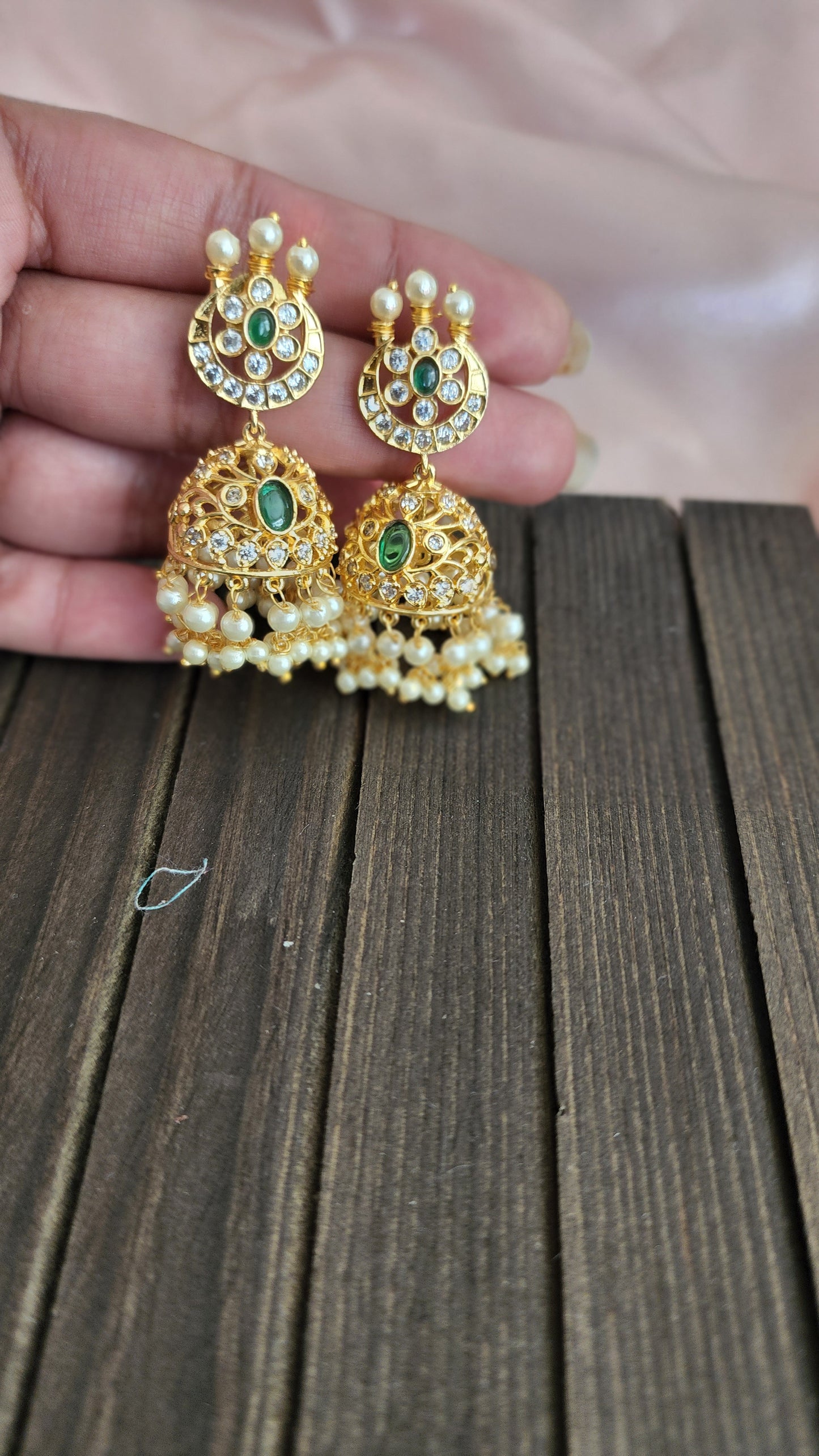 Bhanu jhumka earrings