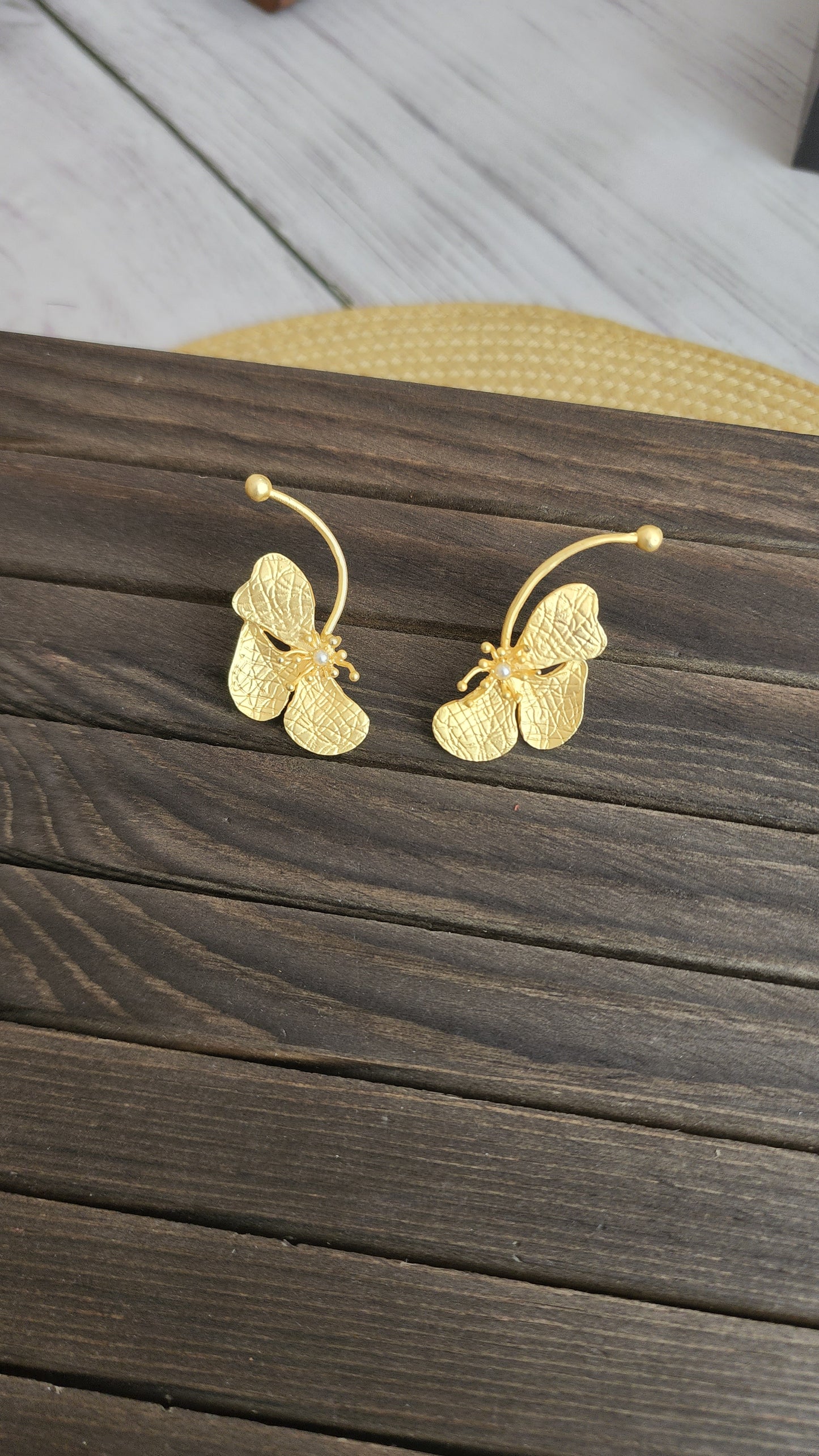 Butterfly contemporary  earrings